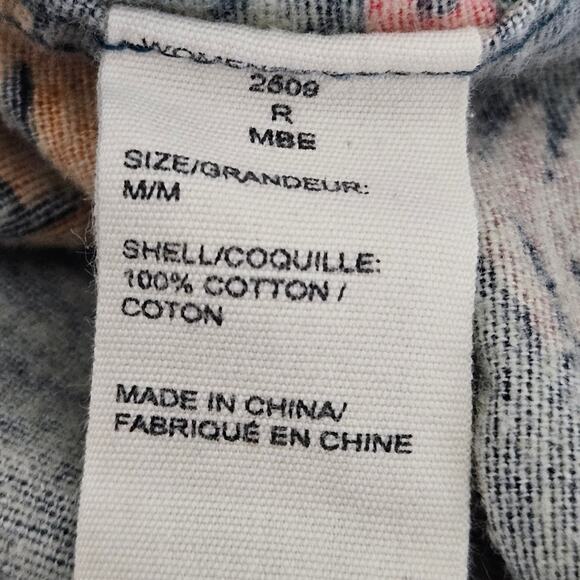 Woolrich Southwestern Print Flannel Button-Up Aztec Cotton Shirt | Women M - Picture 12 of 16